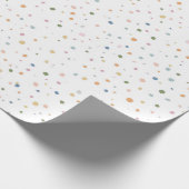 Cute Confetti Pattern | Playful Personalized Gift  ラッピングペーパー (角)