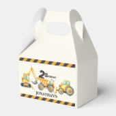 Cute Construction Birthday Party 2nd Years フェイバーボックス (正面サイド)