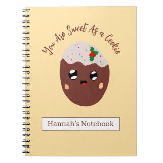 Cute Cookie Personalized ノートブック