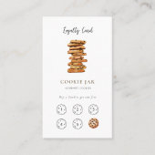 Cute Cookie shop Loyalty  business card 名刺 (正面)