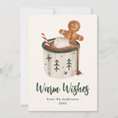 Cute Cookies and Cocoa Non-Photo シーズンカード (正面)