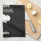 Cute Cooking Gifts Chefs Cooks Personalized Custom キッチンタオル (四つ折り)
