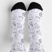 cute, cool, and limited edition sock designs ソックス (上部)