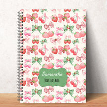 Cute Coquette aesthetic girly strawberry pattern