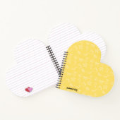 Cute Coquette Bows and Cherries Pattern Notebook ノートブック (内部)