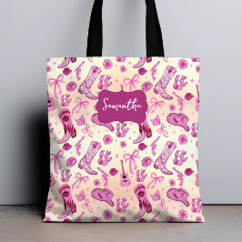 Cute Coquette country girl aesthetic pattern トートバッグ