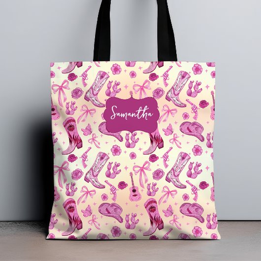 Cute Coquette country girl aesthetic pattern トートバッグ