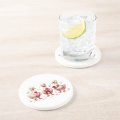 Cute Coquette geese friends  コースター (側面)