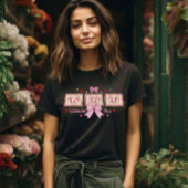 Cute Coquette Pink Gingham XOXO Valentine's Day Tシャツ