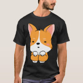 Cute Corgi  740 Tシャツ (正面)