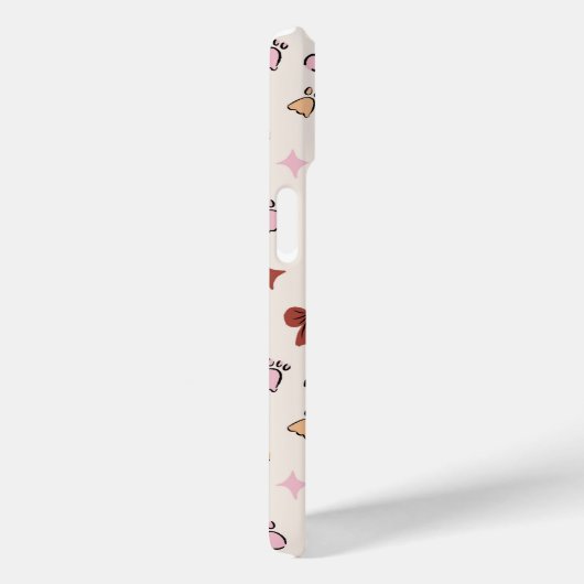 Cute Corgi Christmas Holiday Seamless Pattern Case-Mate iPhoneケース (裏面 / 右)