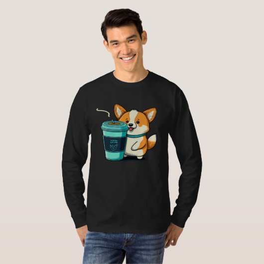 Cute Corgi Cool Pembroke Welsh Corgi  11 Tシャツ (正面フル)