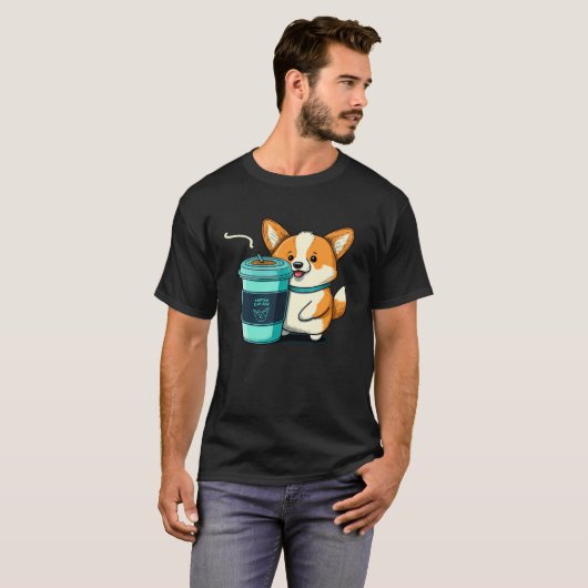 Cute Corgi Cool Pembroke Welsh Corgi  11 Tシャツ (正面フル)