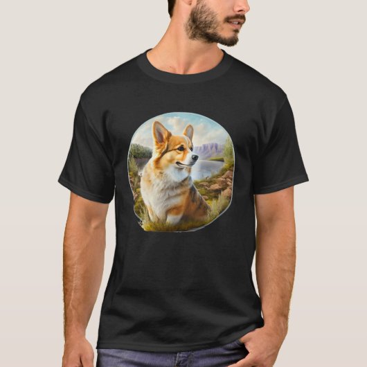 Cute Corgi Cool Pembroke Welsh Corgi  12 Tシャツ (正面)