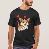 Cute Corgi Cool Pembroke Welsh Corgi  13 Tシャツ (正面)