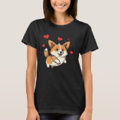 Cute Corgi Cool Pembroke Welsh Corgi  13 Tシャツ (正面)