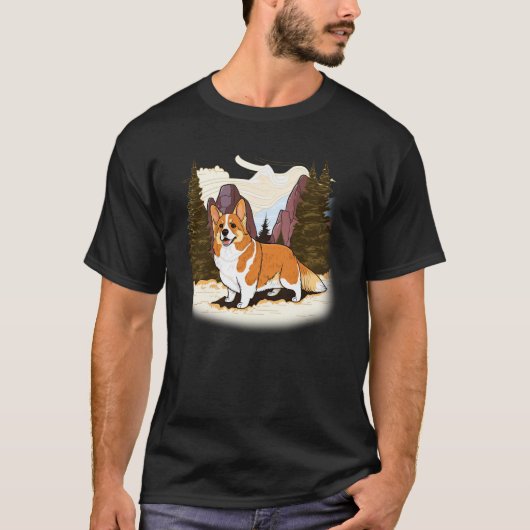 Cute Corgi Cool Pembroke Welsh Corgi  15 Tシャツ (正面)