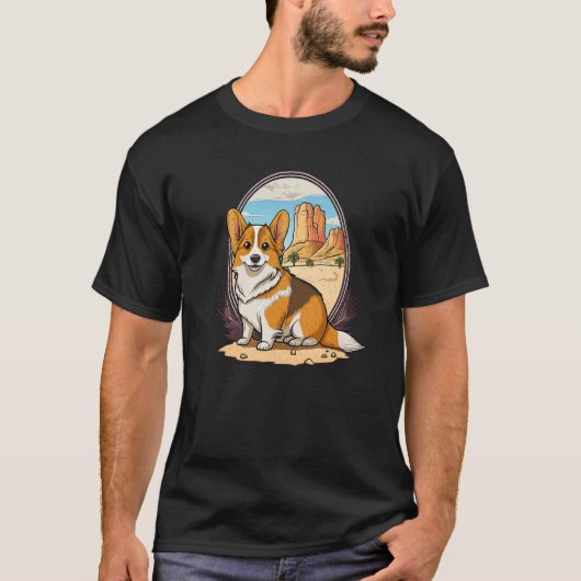Cute Corgi Cool Pembroke Welsh Corgi 18 Tシャツ (正面)