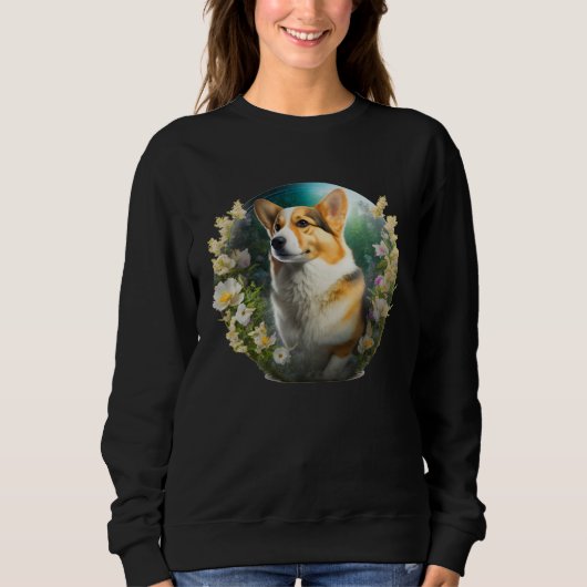 Cute Corgi Cool Pembroke Welsh Corgi  21 スウェットシャツ (正面)
