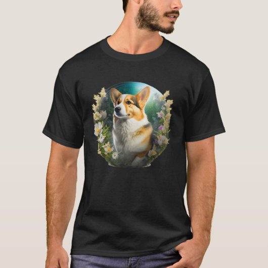 Cute Corgi Cool Pembroke Welsh Corgi  21 Tシャツ (正面)