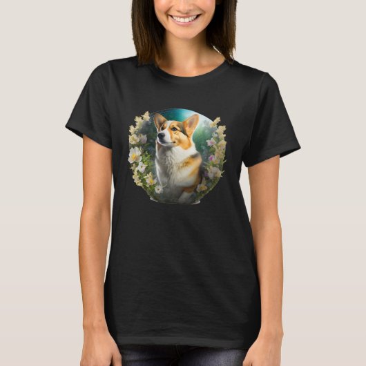 Cute Corgi Cool Pembroke Welsh Corgi  21 Tシャツ (正面)