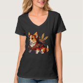 Cute Corgi Cool Pembroke Welsh Corgi  3 Tシャツ (正面)