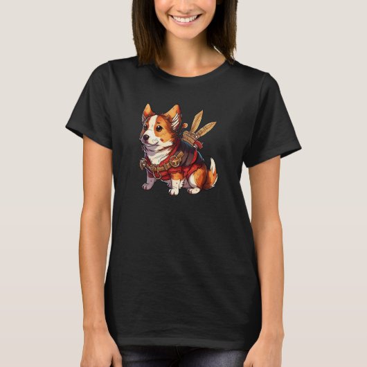 Cute Corgi Cool Pembroke Welsh Corgi  7 Tシャツ (正面)