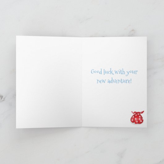 Cute corgi corgi leaving card カード (内部)