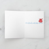 Cute corgi corgi moving home card カード (内部)