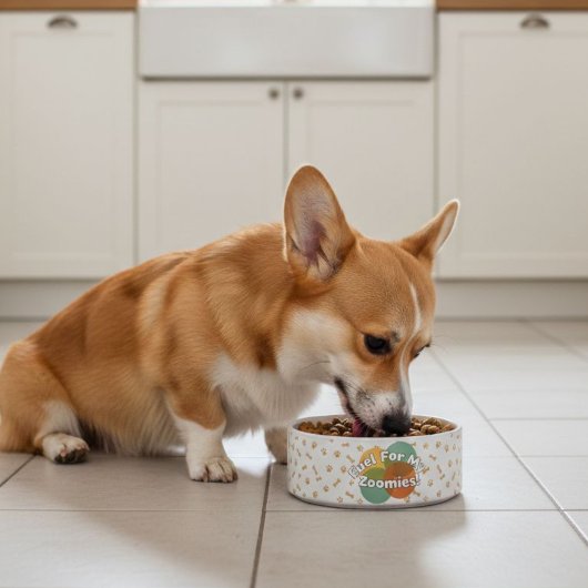 Cute Corgi Dog Bowls | Funny Pattern  ボウル