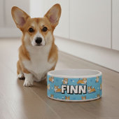 Cute Corgi Dog Bowls | Personalized Puppy ボウル