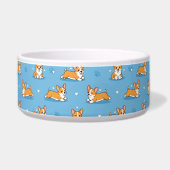 Cute Corgi Dog Bowls | Personalized Puppy ボウル (左)
