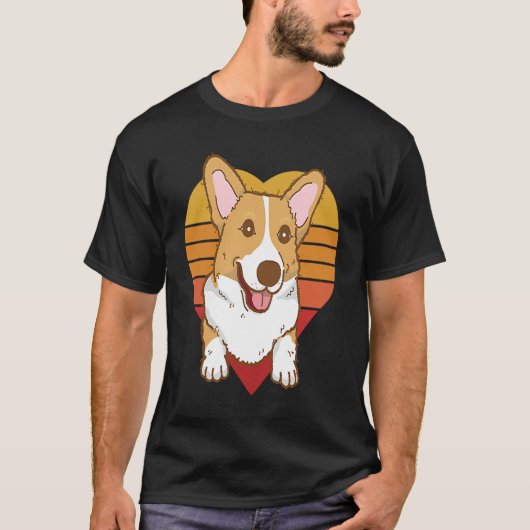Cute Corgi Dog Tシャツ (正面)