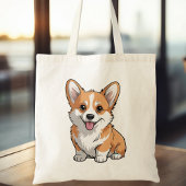 Cute Corgi Mom Puppy Dog Lover Gift Fur Mama トートバッグ
