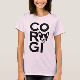 "Cute & Corgi Proud" Tシャツ