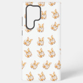Cute Corgi Puppy Pattern Phone Case Samsung Galaxyケース (裏面)