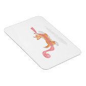 Cute corgi puppy stealing toilet roll magnet マグネット (右側)