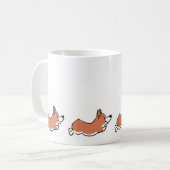 Cute Corgi Simple Custom Mug コーヒーマグカップ (正面左)
