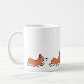 Cute Corgi Simple Custom Mug コーヒーマグカップ (左)