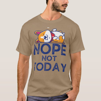 Cute Corgi Sleeping Cartoon Vector Illustration-76 Tシャツ
