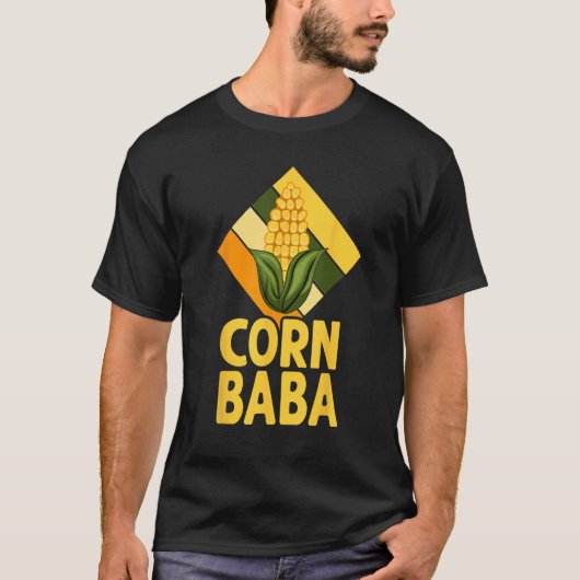 Cute Corn Family Corn Baba Tシャツ (正面)