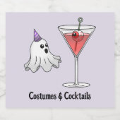 Cute Costumes & Creepy Cocktails リキュールボトルラベル (シングルラベル)