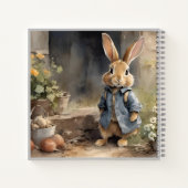 Cute Cottage Style Bunny | Easter Family Recipe ノートブック (裏面)