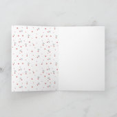 Cute Country Christmas Holiday Folded Card シーズンカード (内部)