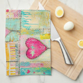 Cute country style キッチンタオル (四つ折り)