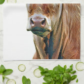 CUTE COW キッチンタオル (折り畳み)