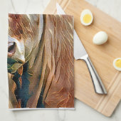 CUTE COW キッチンタオル (四つ折り)