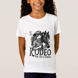 cute cow girl design  tシャツ