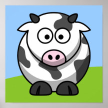 Cute Cow Print