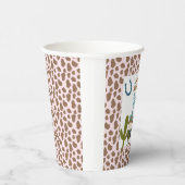 Cute Cow print Cowboy Birthday 紙コップ (右)